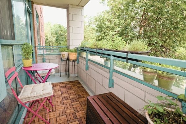 urban balcony makeovers - small outdoor spaces that sell condos in the summer